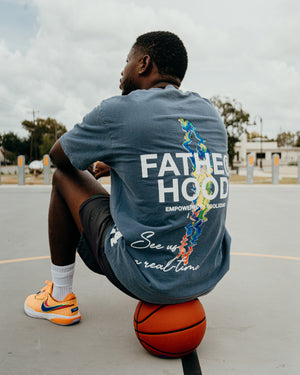 FATHERHOOD “ICON” TEE/WASH DENIM